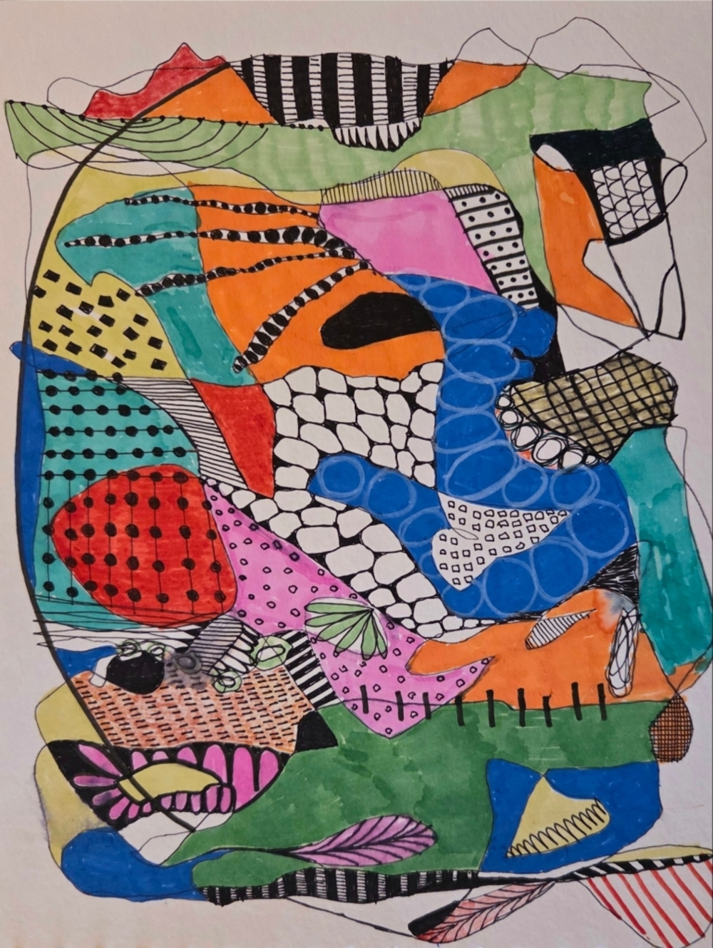 Abstract Multicolor Art - Picture 2 of 2